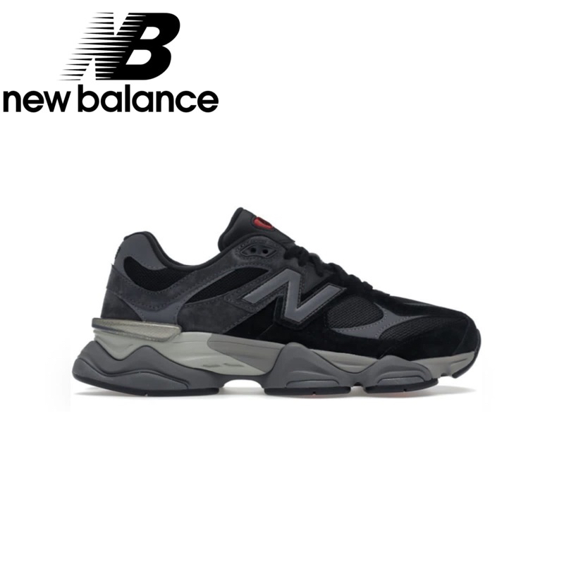 New Balance 9060 Black Castlerock Grey / Sepatu NB 9060 Black 100% Original Sneakers Casual Pria Wan