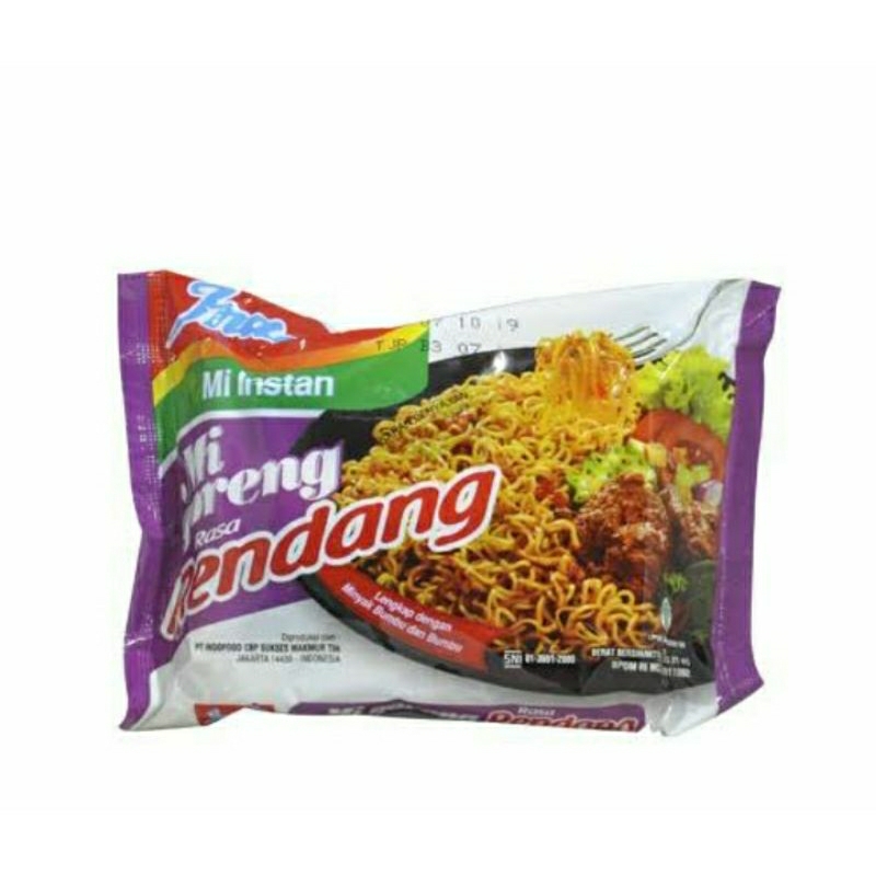 

Indomie mie instan goreng rendang