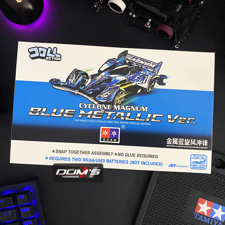 REP TAMIYA 92398 CYCLONE MAGNUM BLUE METALLIC - DAXING - AR CHASSIS