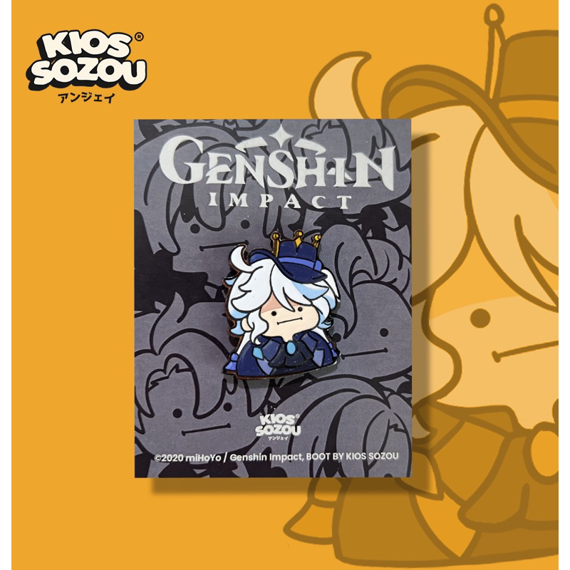 Enamel Pin Genshin Impact (Arlechino, Furina)