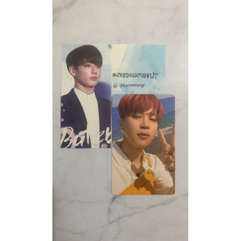 BTS Jimin Butter Peach photocard pc