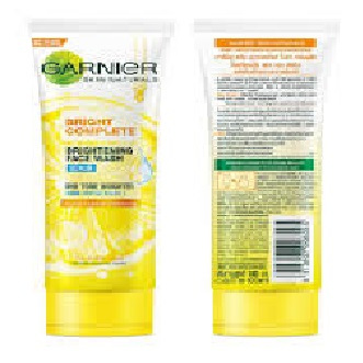 Garnier Vitamin C Face Wash Scrub 100 Ml / Garnier Cuci Muka / Garnier Face Wash