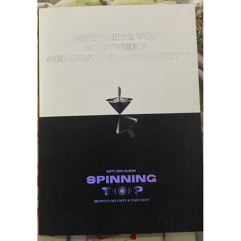 GOT7 OFFICIAL MINI ALBUM SPINNING TOP + PHOTOCARD JINYOUNG