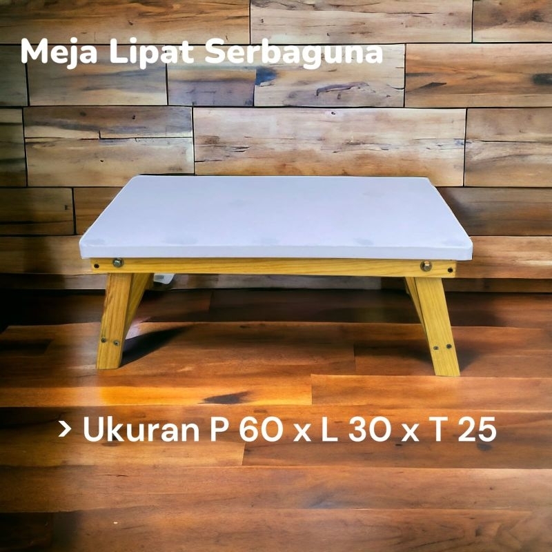 meja lipat / meja lipat portable / meja belajar lipat / meja lipat kayu