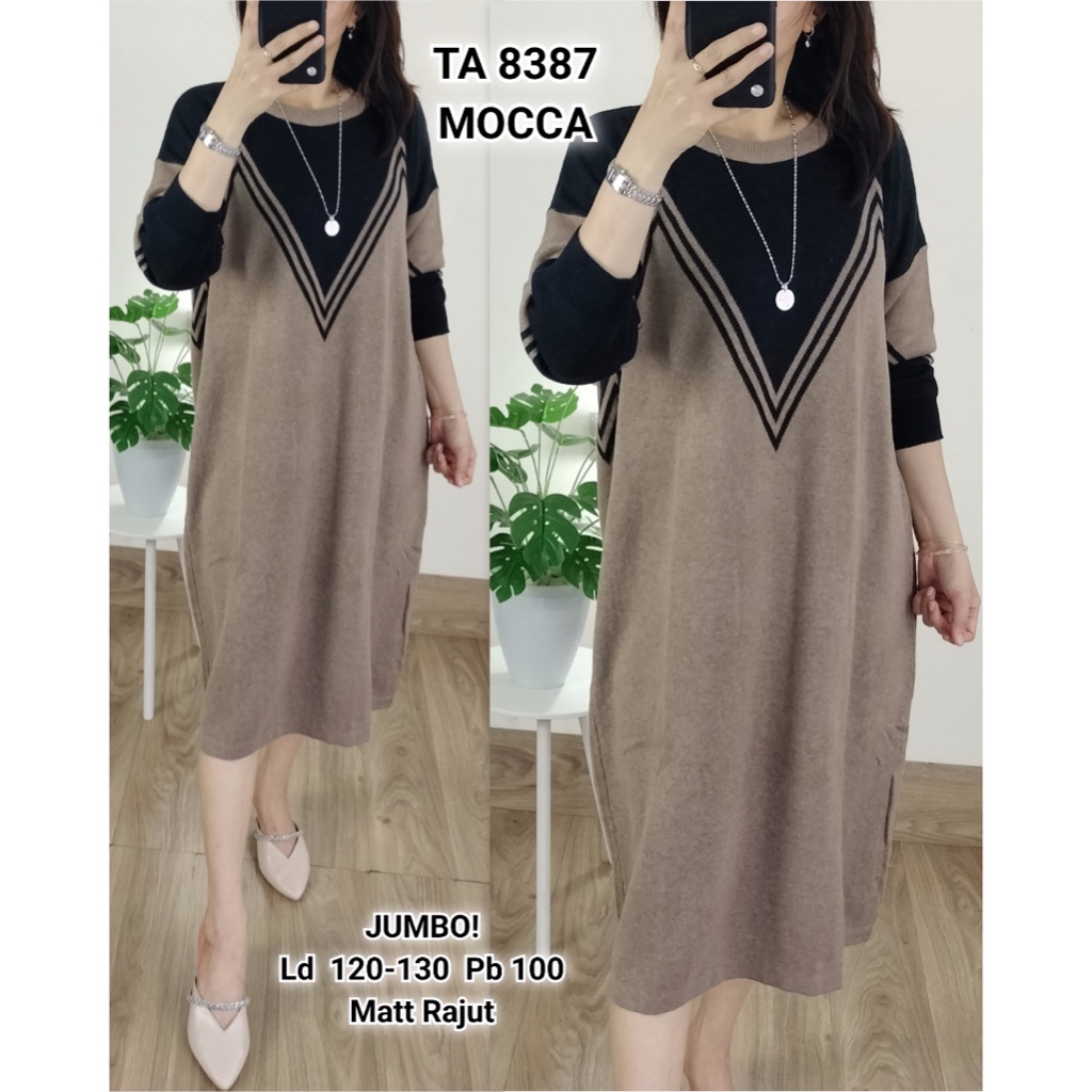 8387 Long Tunik Rajut Bangkok