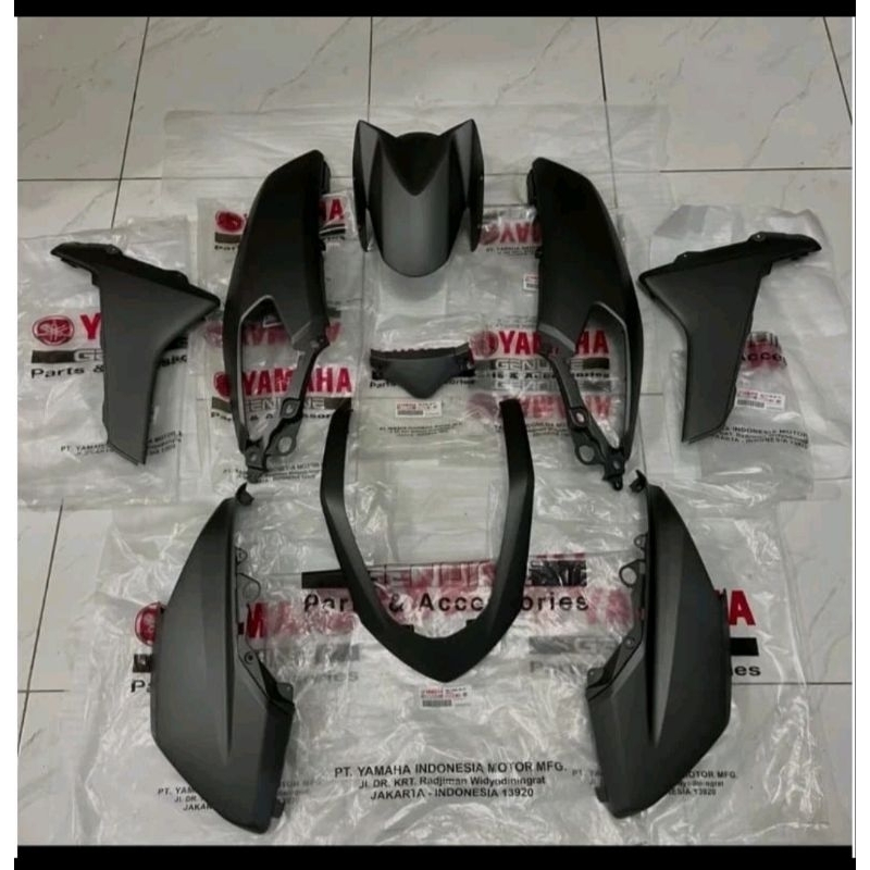 PAKET BODY HALUS NMAX ABU-ABU 2017-2019 ORI YAMAHA