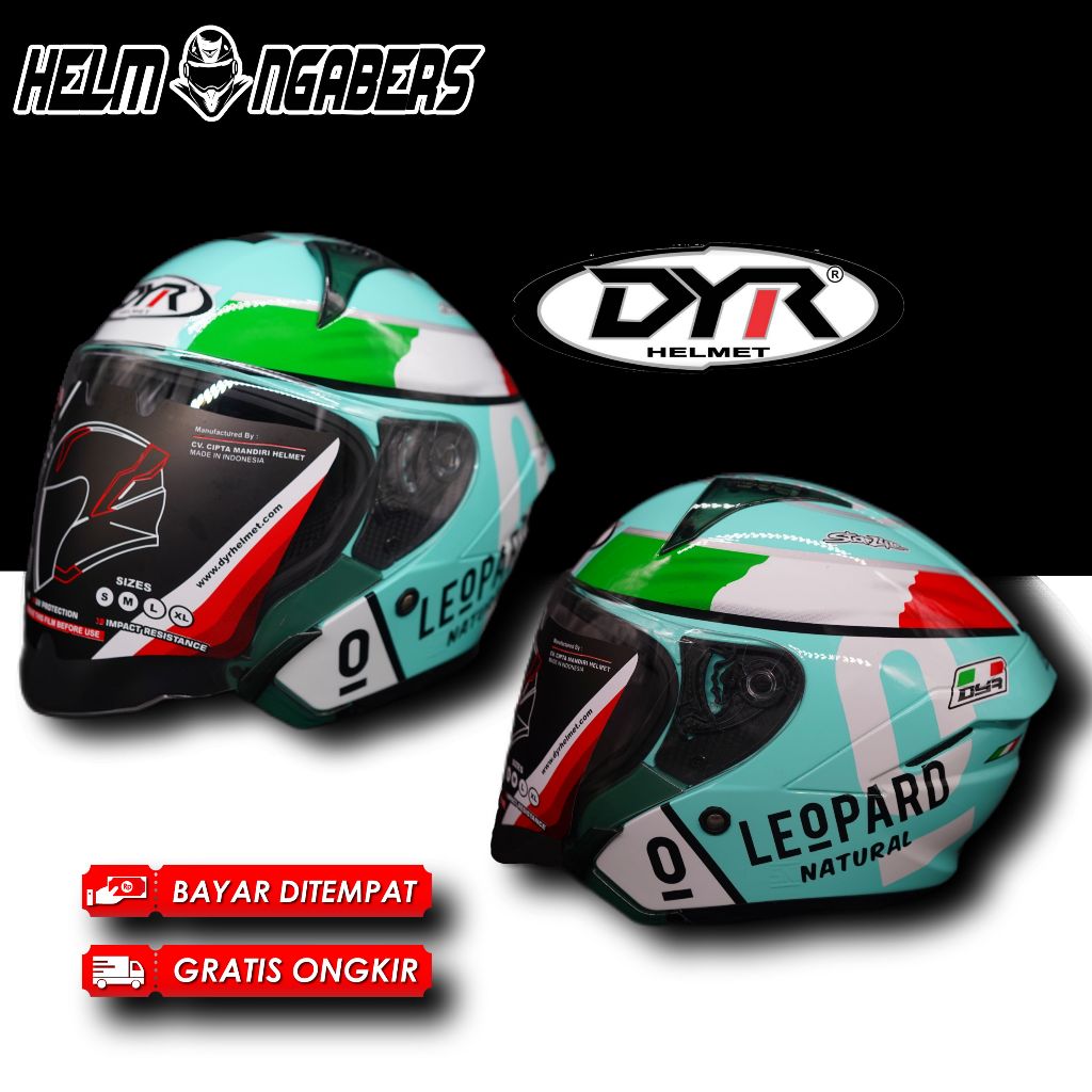 HELM DYR SUBARU MOTIF LEOPARD