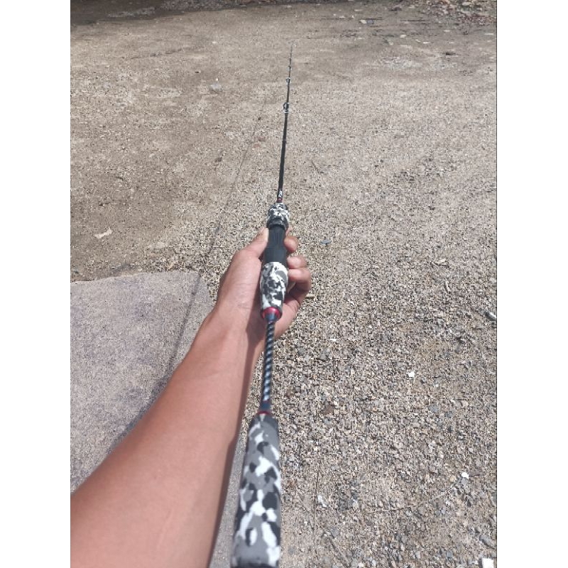Joran BC custom carbon sutet 210cm one piece (tanpasambung)