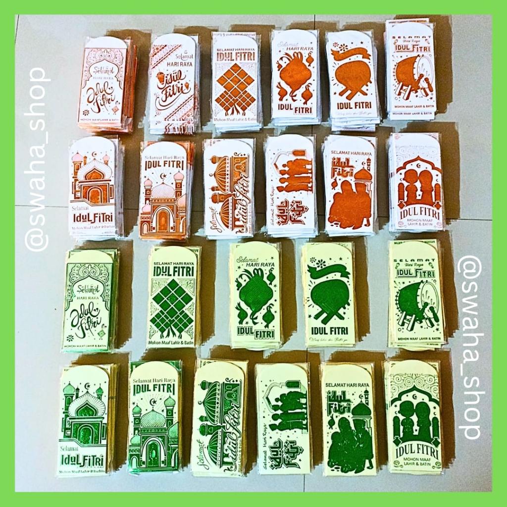 

Amplop Lebaran Poli Mengkilap Besar - Angpau Amplop Idul Fitri Poli