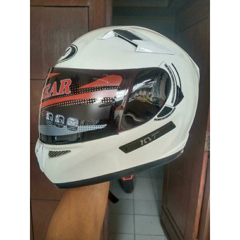 helm KYT K2R SOLID WHITE size L
