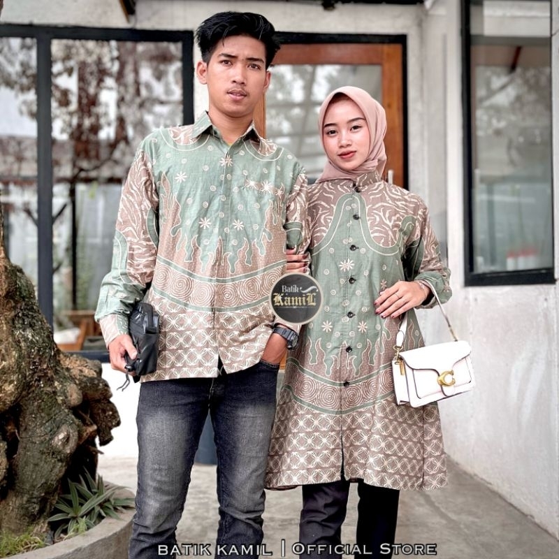 Batik Couple Tunik Batik Couple Modern Atasan Batik Wanita