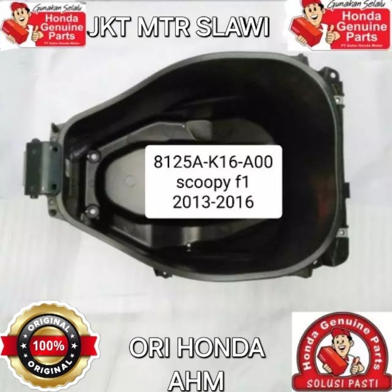 81250-K16-900 box bagasi scoopy f1 2013-2016 ori honda ahm asli honda