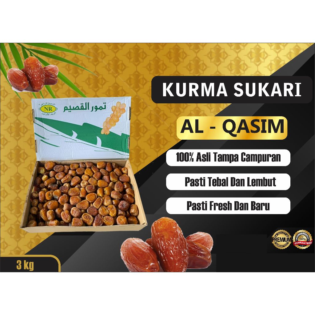 

Kurma Sukari 3Kg Premium Original