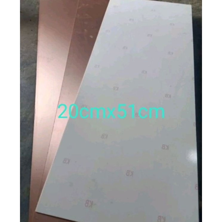 bH Pcb polos 2cmx51cm putih