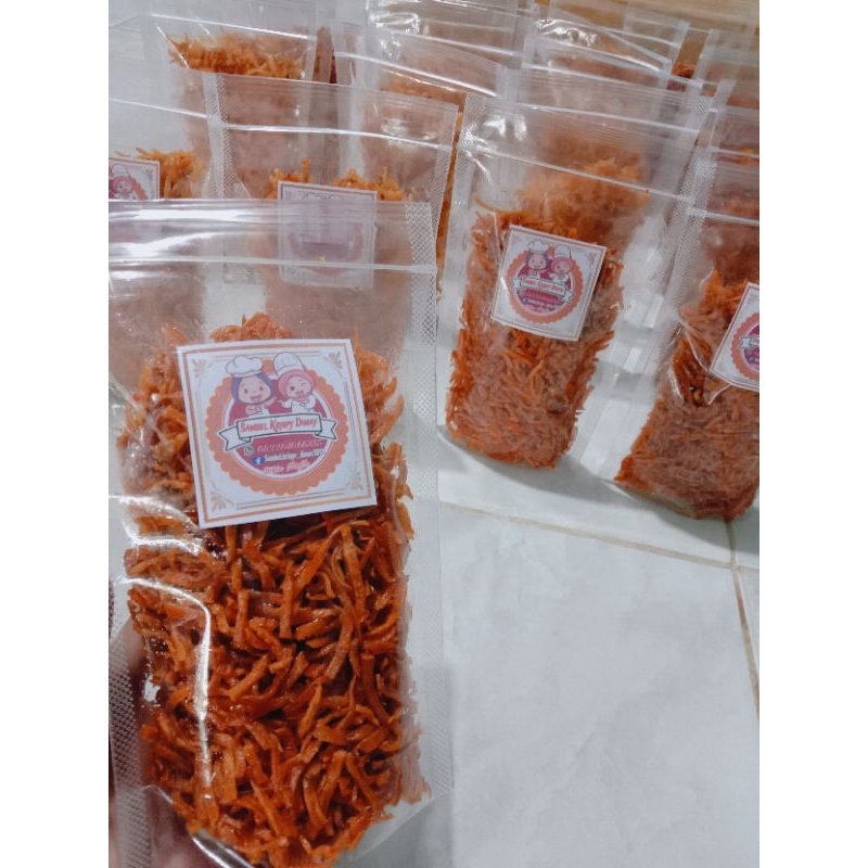 

Ubi Krispy 100g Termurah/Sambel Ubi Dimay/Ubi Kering Manis