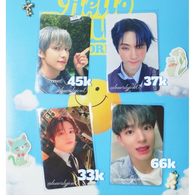 wts photocard official jaemin trading card glitch mode konsep candy chenle introvert istj renjun sou
