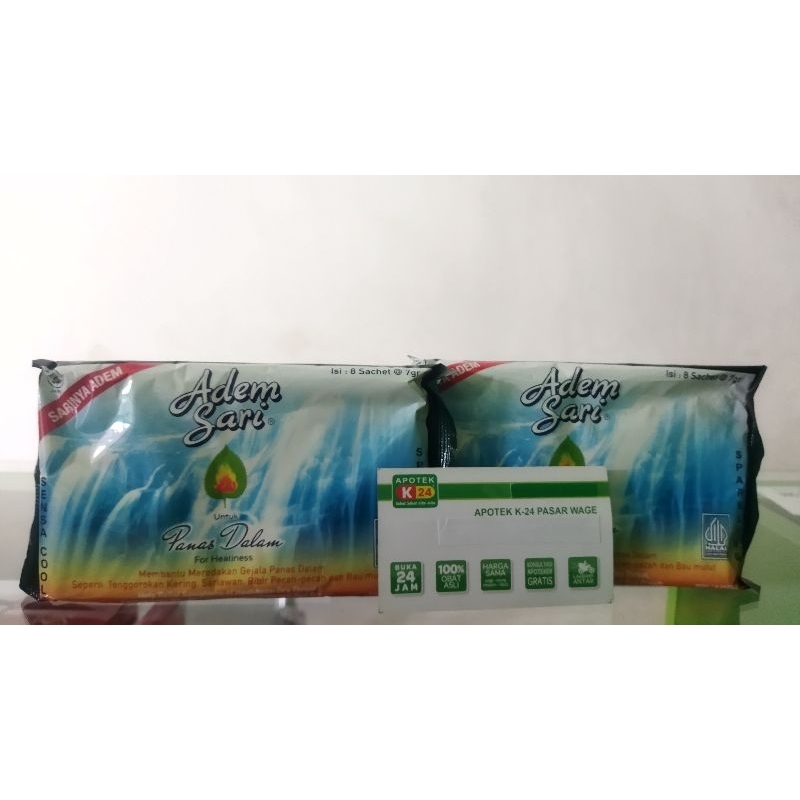 

Adem Sari Sach 1 Dos Isi 8 Sachet (per Pcs)