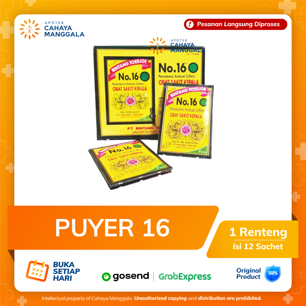 PUYER 16 ISI 12 SACHET