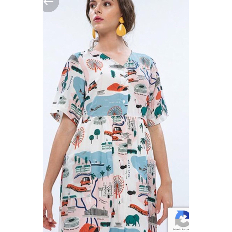 preloved cotton ink x ayang cempaka dress