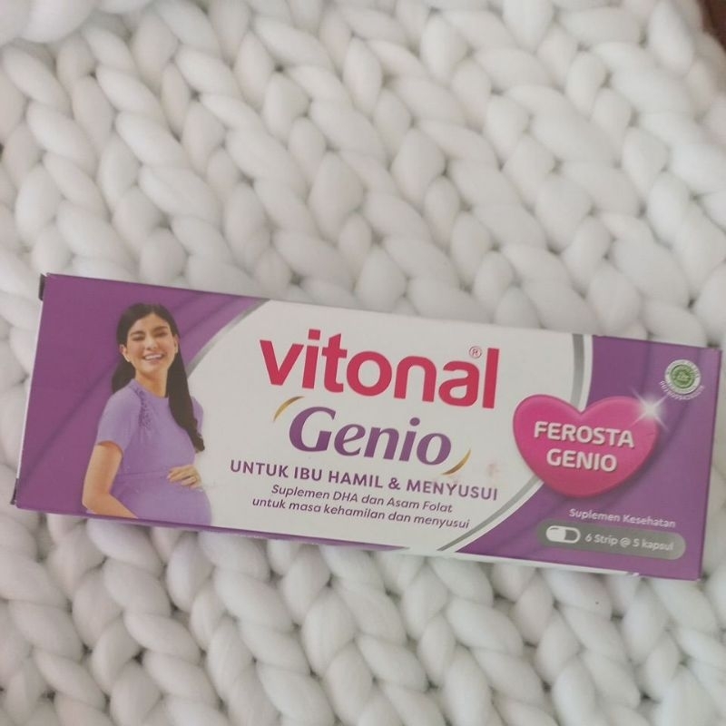 Vitonal Genio untuk ibu hamil dan menyusui 1strip/5kapsul