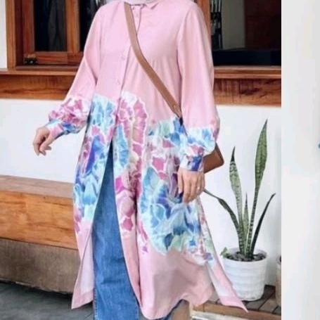 READY STOCK Mya Long Tunic Ria Miranda Baju Atasan Riamiranda Tunik Diskon Sale Raya Lebaran Insola 