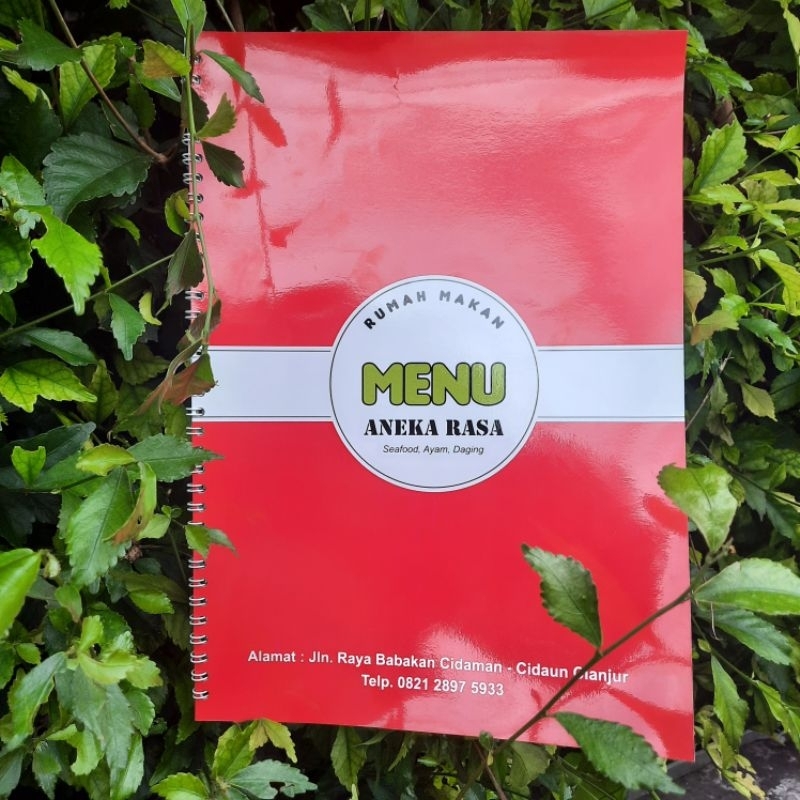 

Buku menu custom bisa untuk menu produk jualan menu makanan dan lainnya