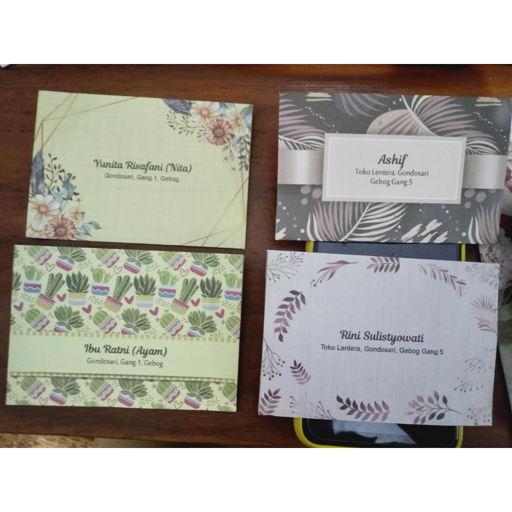 

Amplop Kondangan FALAH Kekinian plus cetak