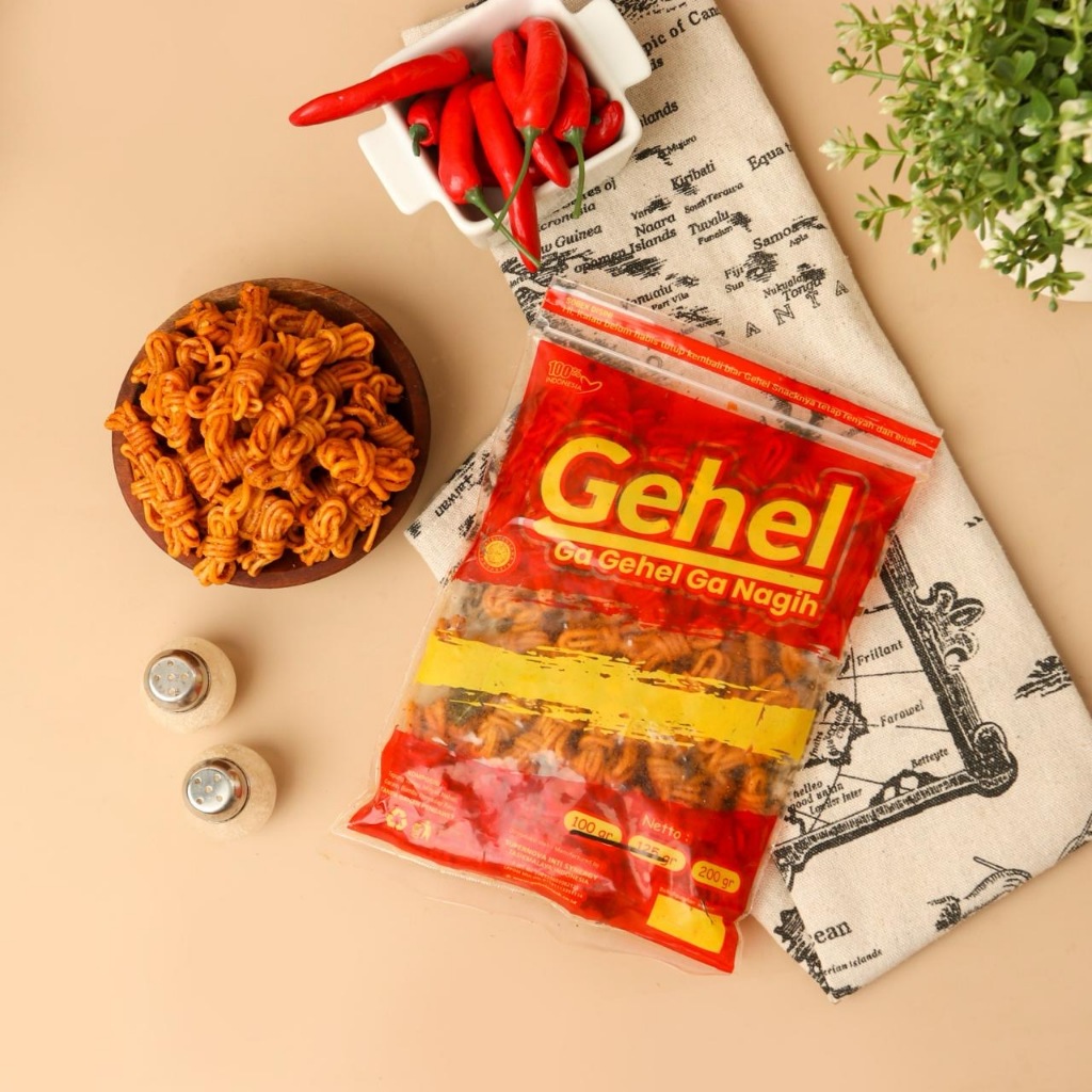 NEW LAUNCHING MIE GULUNG (MILUNG) 200GR, Mie Uwel Pedas Jeruk - Makanan Ringan Food-1
