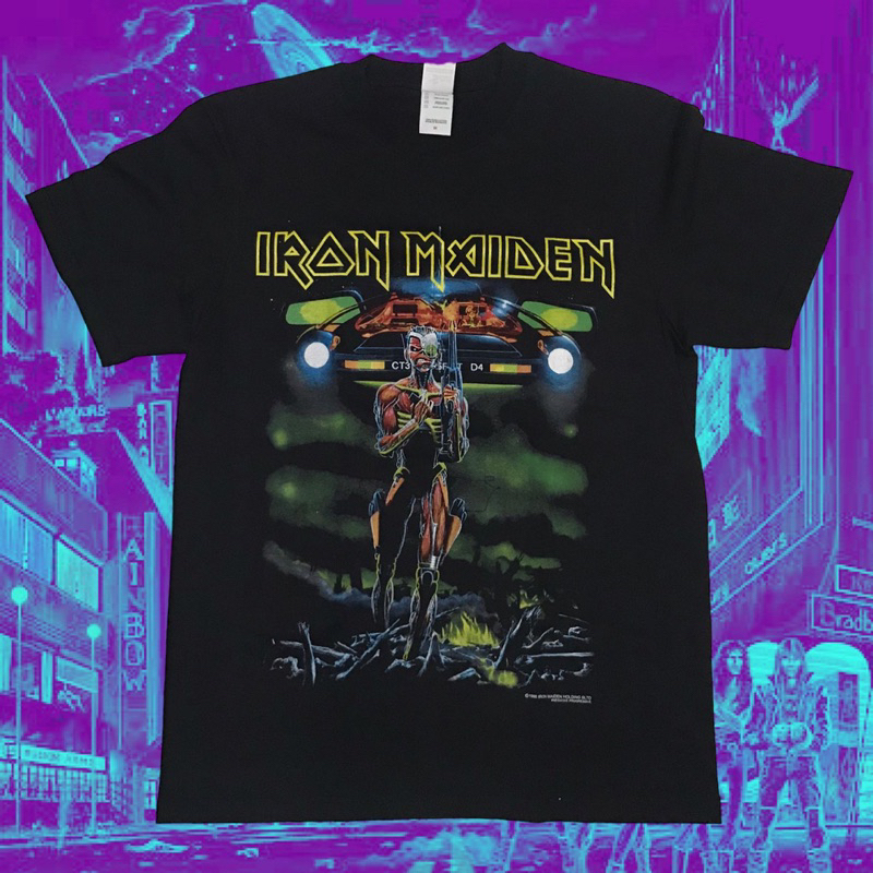 Kaos IRON MAIDEN somewhere on tour