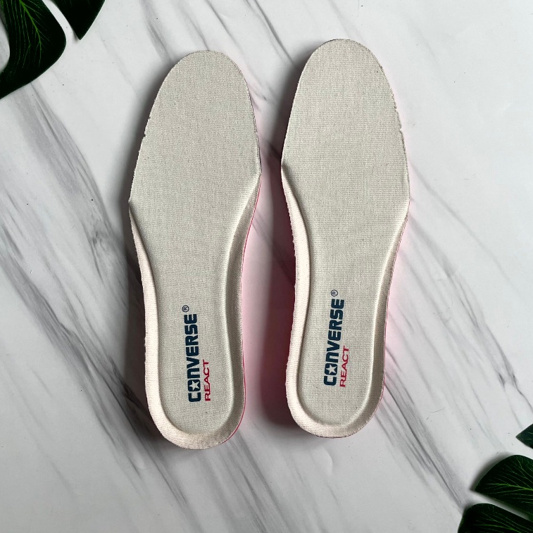 Sol Sepatu CONVERSE REACT - Bantalan Insole Sport Anti Bau Empuk & Ringan Dipakai SIZE 36 37 37.5 38