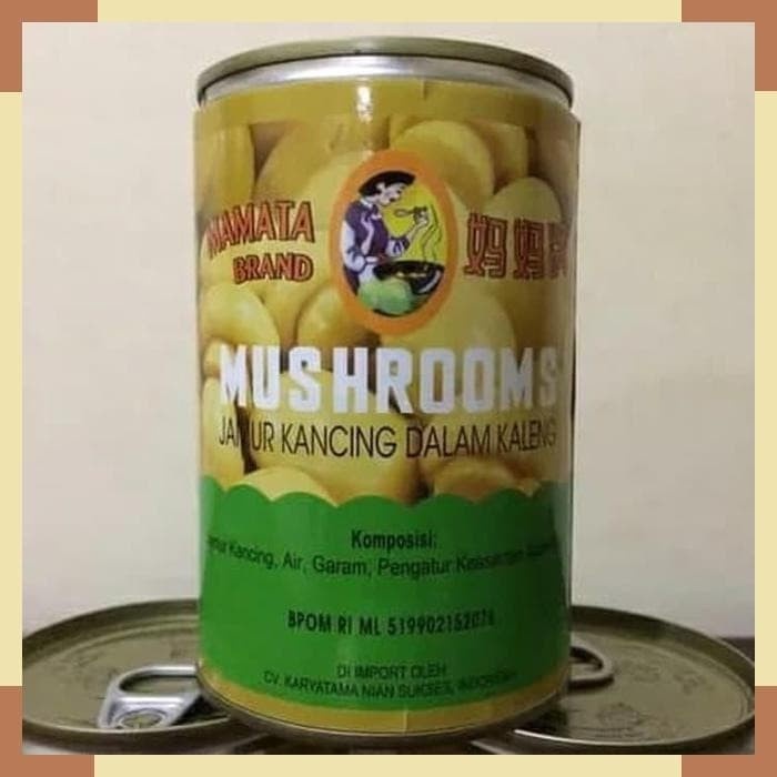 

Jamur kancing mamata 425gr kaleng / Mushroom