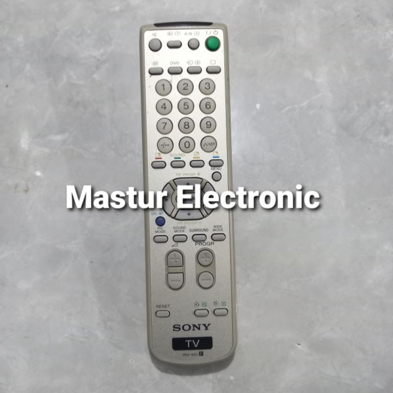 REMOTE REMOT TV SONY LED LCD RM-991 ORIGINAL