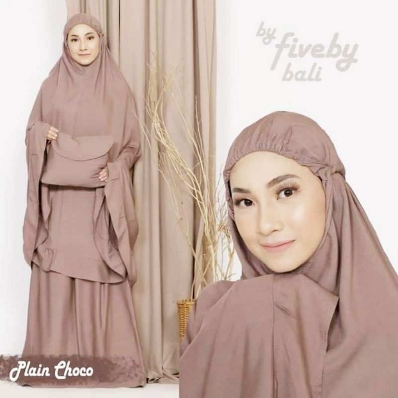 Mukena bali polos super jumbo/ mukena polos superjumbo/ mukena polos exclusive/mukena Bali polos sup