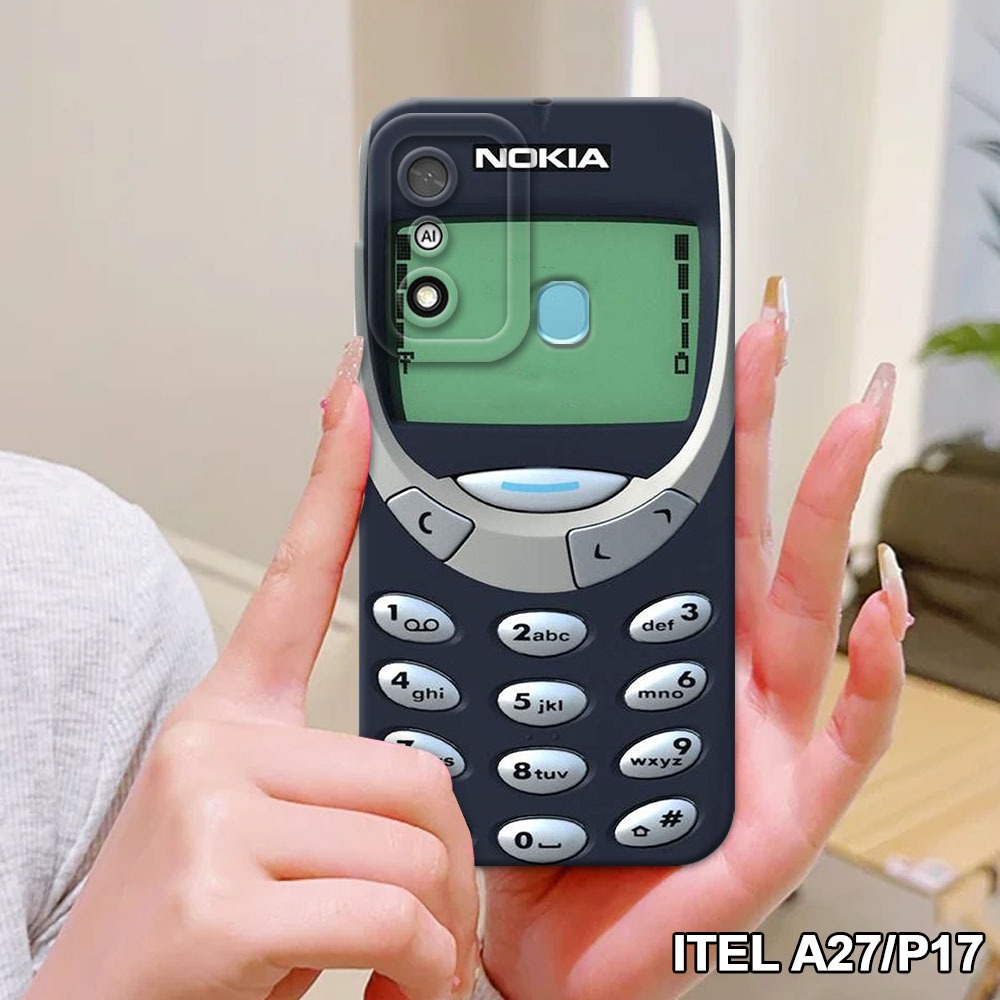 Case Hp ITEL A27/P17 - Fashion Case NOKIA (SH01) - Type lainya via chat - Softcase Itel P17 Terbaru 