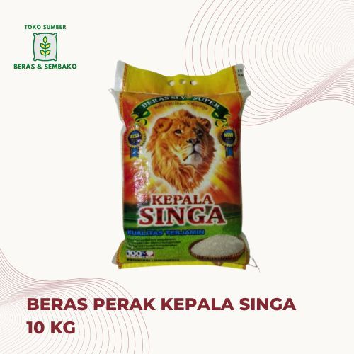 

Beras pera / perak super kepala singa 10 Kg