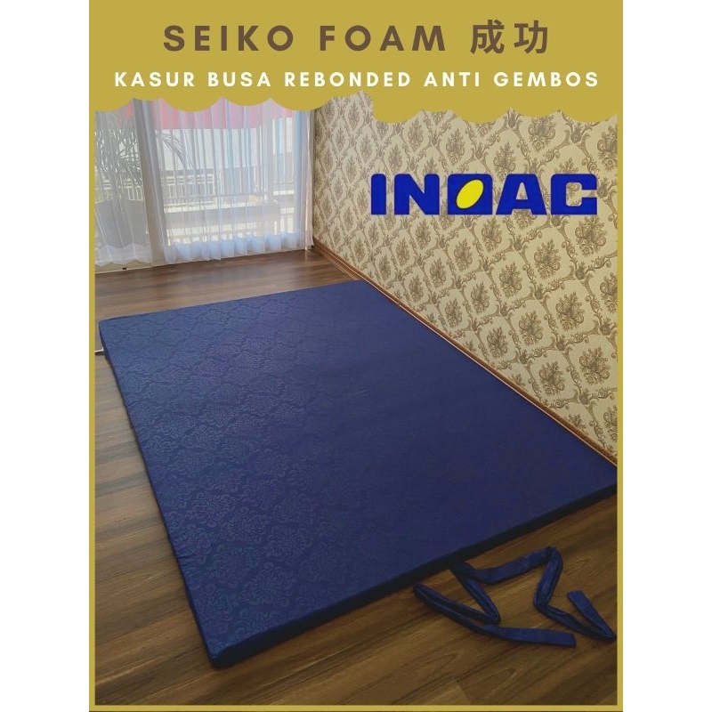 INOAC Kasur Lipat Lantai 140x200 Tebal 5cm - Kasur Busa Rebonded 140x180cm - Kasur Busa Rebounded - 