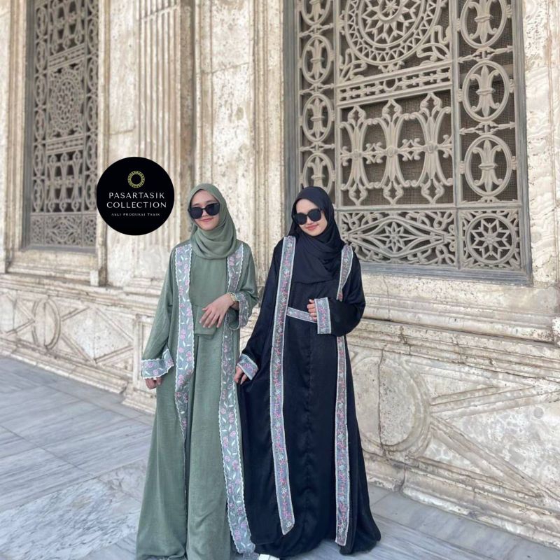 TRRBARU ABAYAOUTER SET ARRABELLA / MALIKA /GAMISABAYAREMAJA/original spesial edisi kairo mesir/gamis