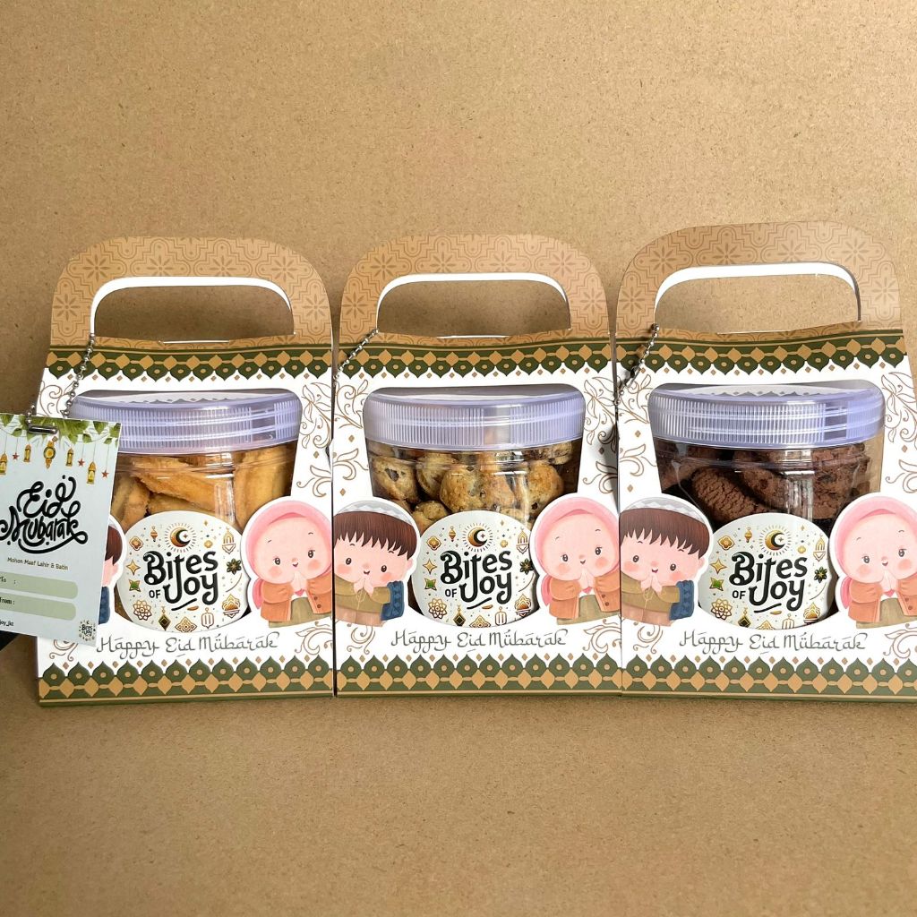 

PAKET HAMPERS SINGLE BITES OF JOY / HAMPERS JAKARTA / HAMPERS JABODETABEK / HAMPERS KUE LEBARAN MURAH