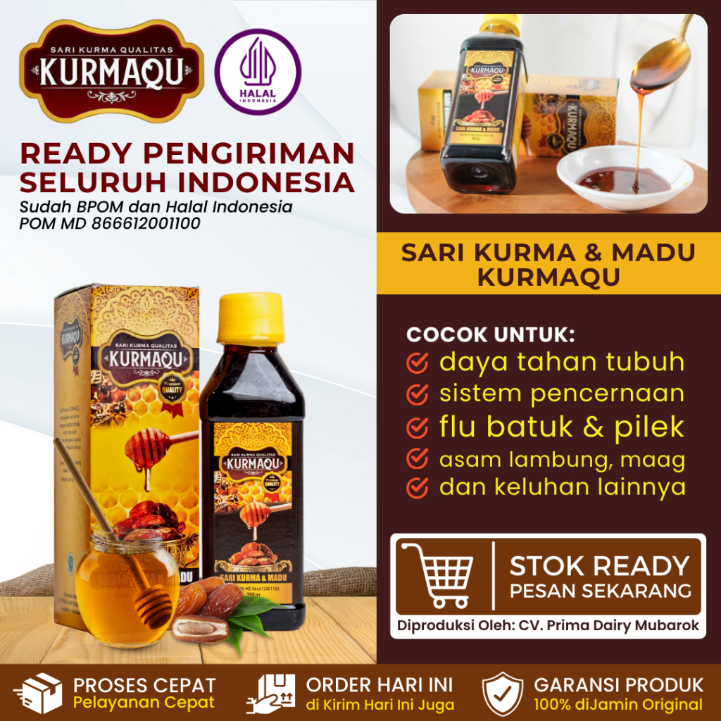 

Obat Asam Lambung, Gerd, Maag, Obat Maag Kronis, Penambah Nafsu Makan - Kurmaqu Sari Kurma Original