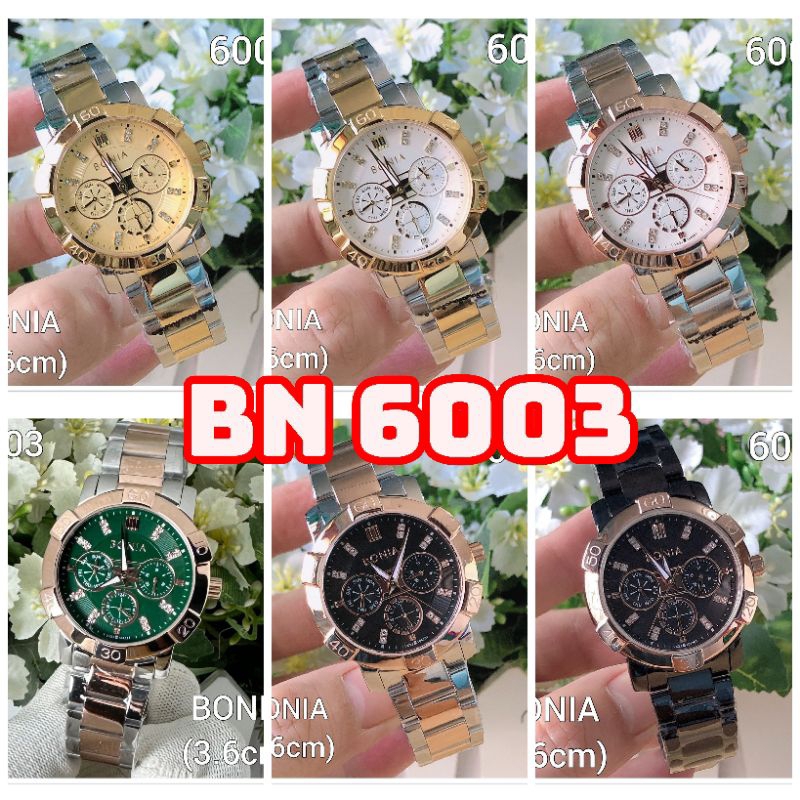 JAM TANGAN FASHION WANITA BONIA BN6003 / BONIA BN 6003 ORI BM
