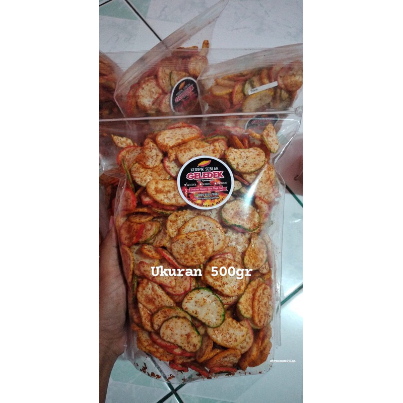 

keripik seblak geledek 500gram