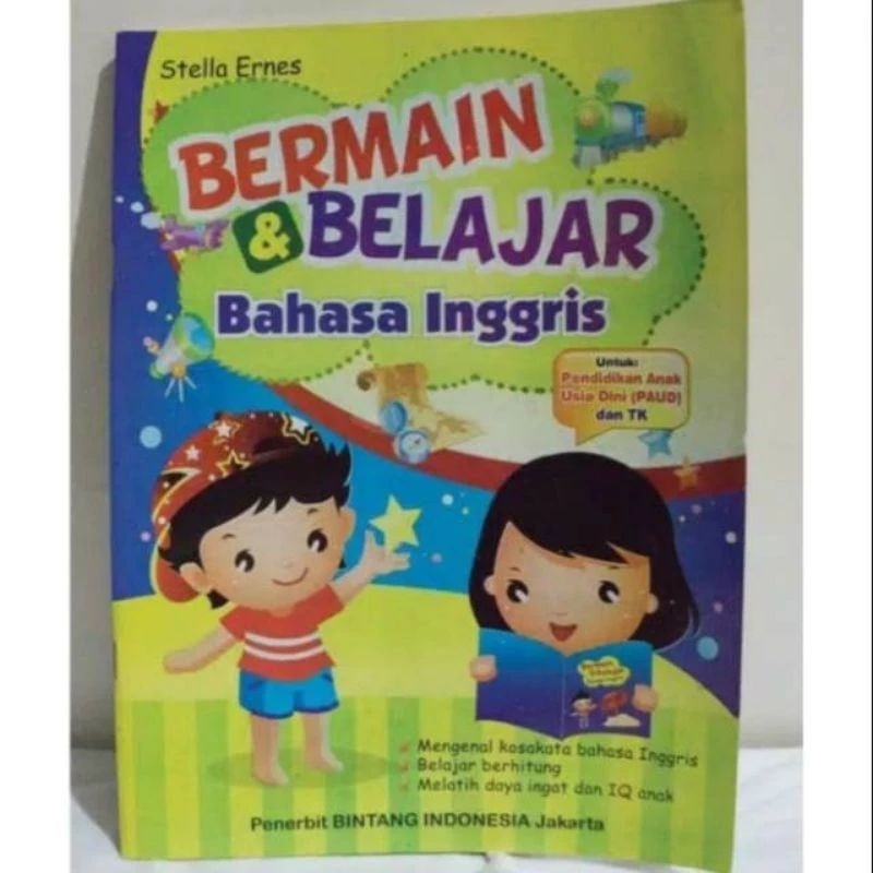 Buku Anak TK - Paud Bermain Dan belajar bahasa inggris
