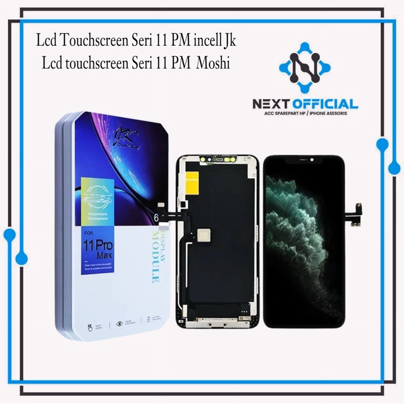 Lcd Touchscreen Ip Seri 11 Pro Max Incell Jk - Moshi - Oled Gx - Meetoo - Soft Oled Jk Original Full