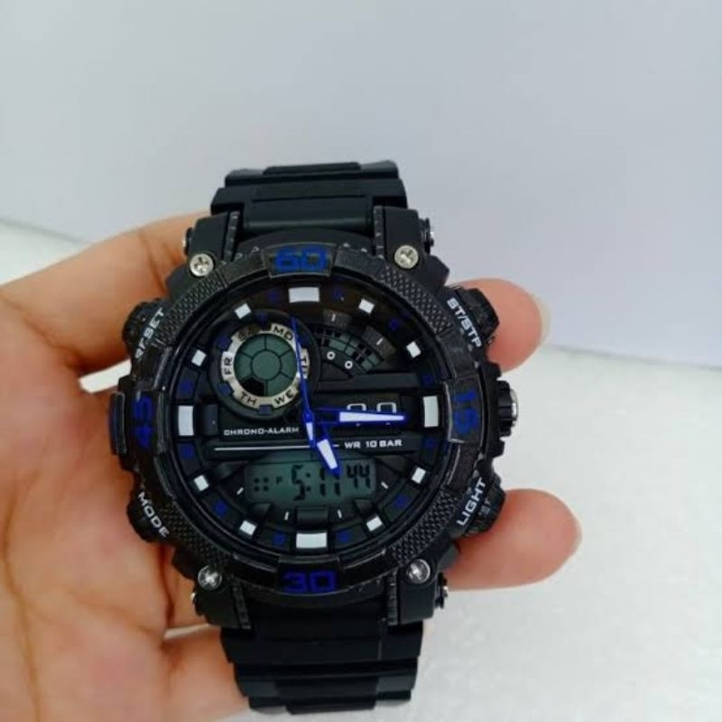 Jam tangan pria cowok QQ QnQ Q&Q GW87 GW87J original garansi