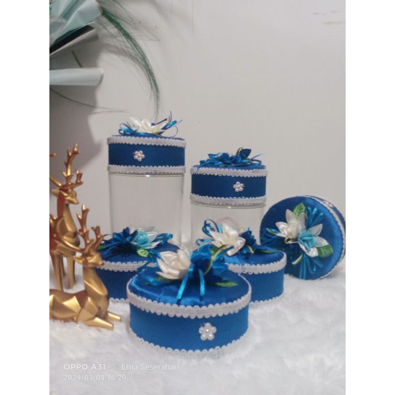 tutup toples hias biru Benhur pirex.isi 6