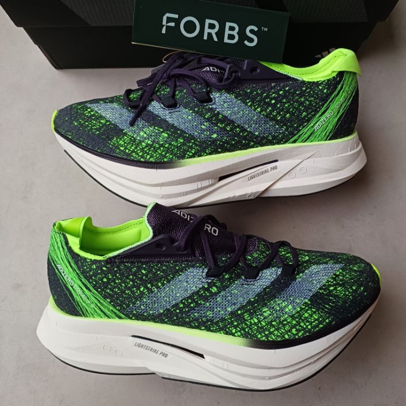 Adidas Adizero Prime X 2 Strung Black Aurora Green || white 2.0