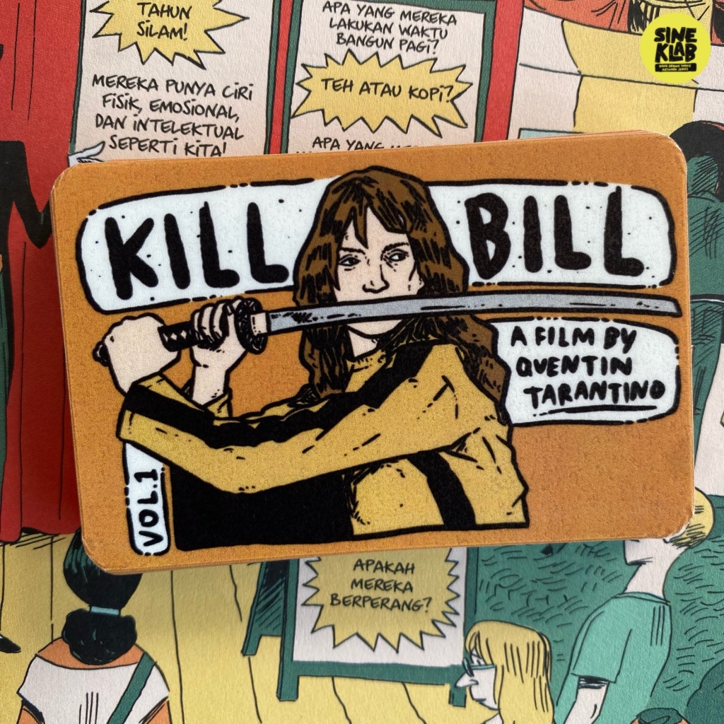 

sineklab - Sticker film KILL BILL - Edisi Sticker Film / Movie / Cinema / Series / Sticker Laptop