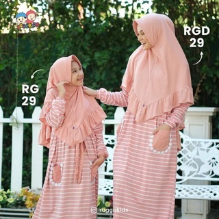 RG 29 Gamis kaos Raggakids size (2th - dewasa) Gamis stripe Baju garis-garis | maxi anak perempuan