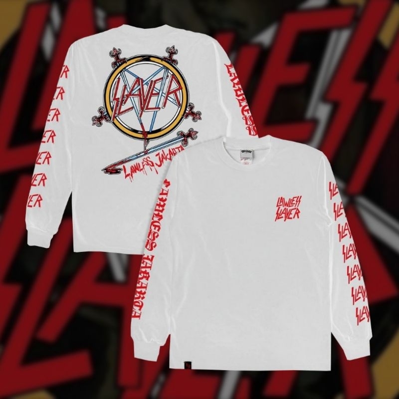 Lawless Jakarta x Slayer - Pentagram Logo