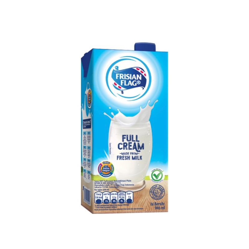 

Frisian Flag Purefarm Full Cream 900ml / Susu UHT